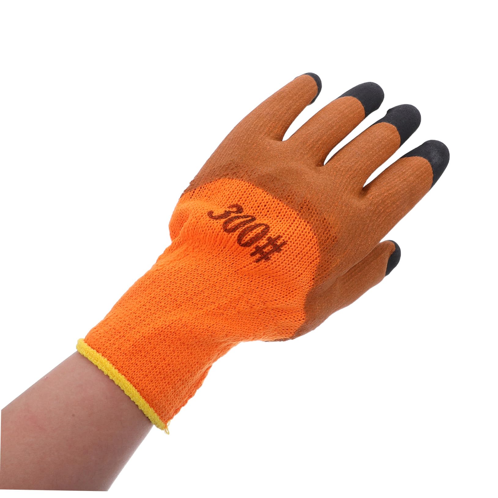 Cabilock 10 Paires de protection du travail chaud de travail par temps froid Orange