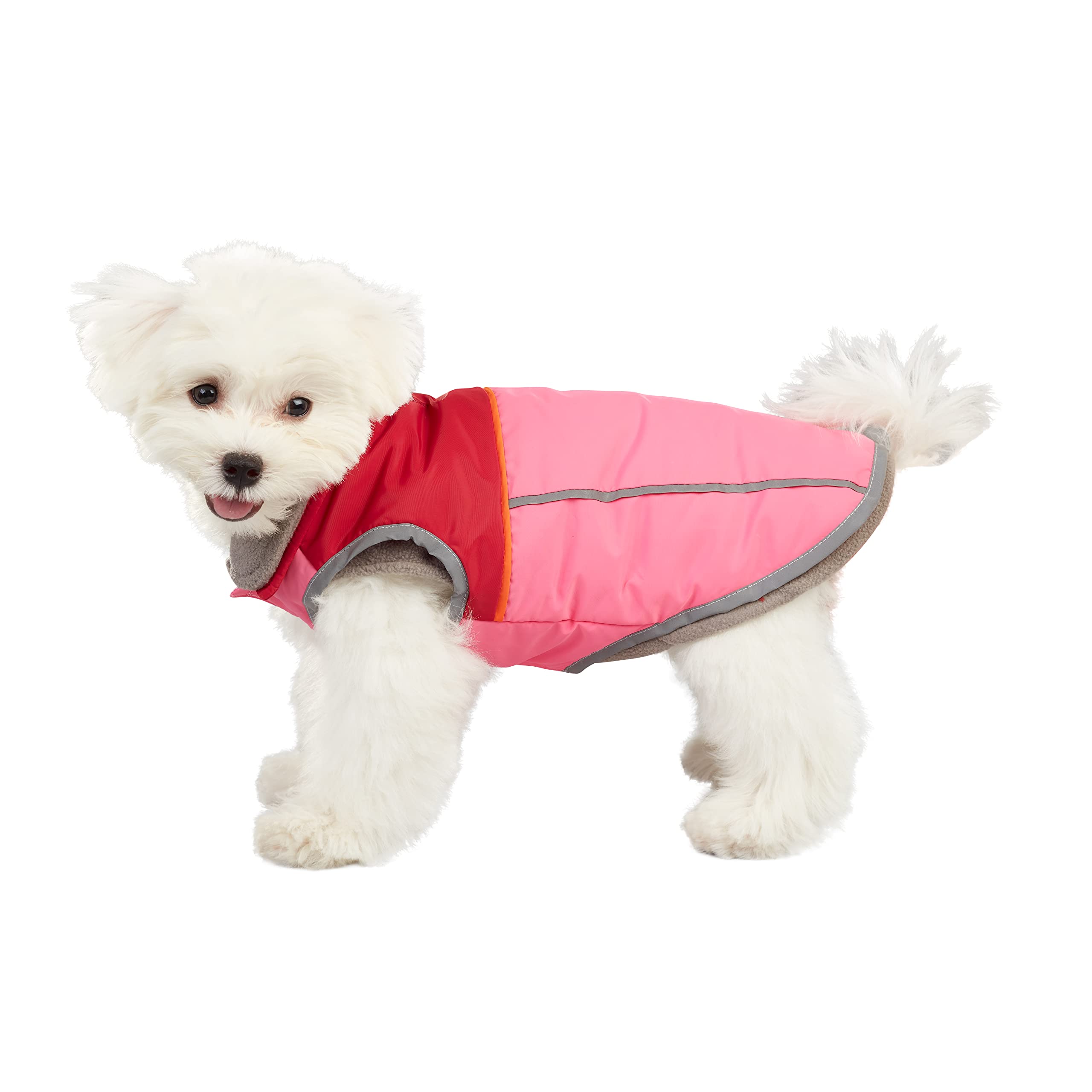 Best Furry Friends Pink Layered Coat For Dogs X Small Desertcart