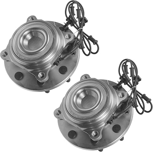 Vista 607 de TRQ Juego de 2 rodamientos y bujes de rueda trasera izquierda y derecha compatible con Ford Expedition 2007-2010 Lincoln Navigator 2007-2010