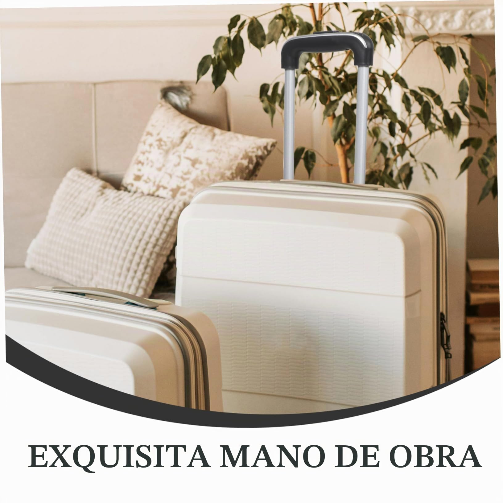 SHINEOFI Repuesto para Asa de Equipaje de Maleta de 20 Pulgadas 3 Secciones, Aluminio y Hierro, Fácil Instalación para Maletas y Maleteros Negros
