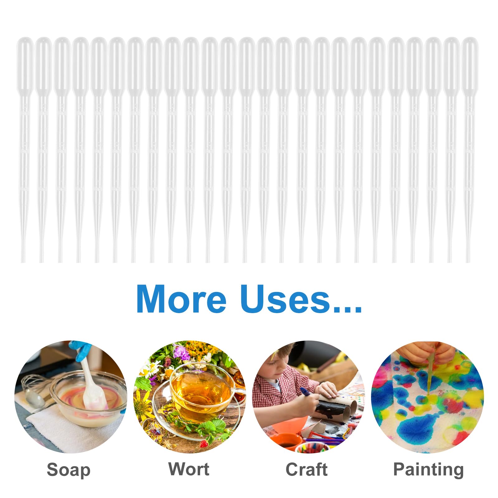 300 Punte Contagocce Per Bottiglie Di Colla - Set Precisione Per Fai Da Te E Laboratorio Con Scatola Portatile - Foto 4