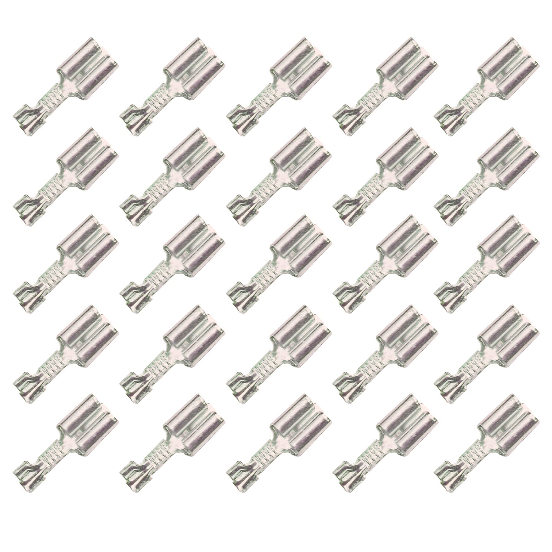 20 Flachstecker unisoliert 6,3x0,8 für Kabel 4,0-6,0mm² mit Rastzunge 20 Flachstecker unisoliert 6,3x0,8 für Kabel 4,0-6,0mm² mit Rastzunge