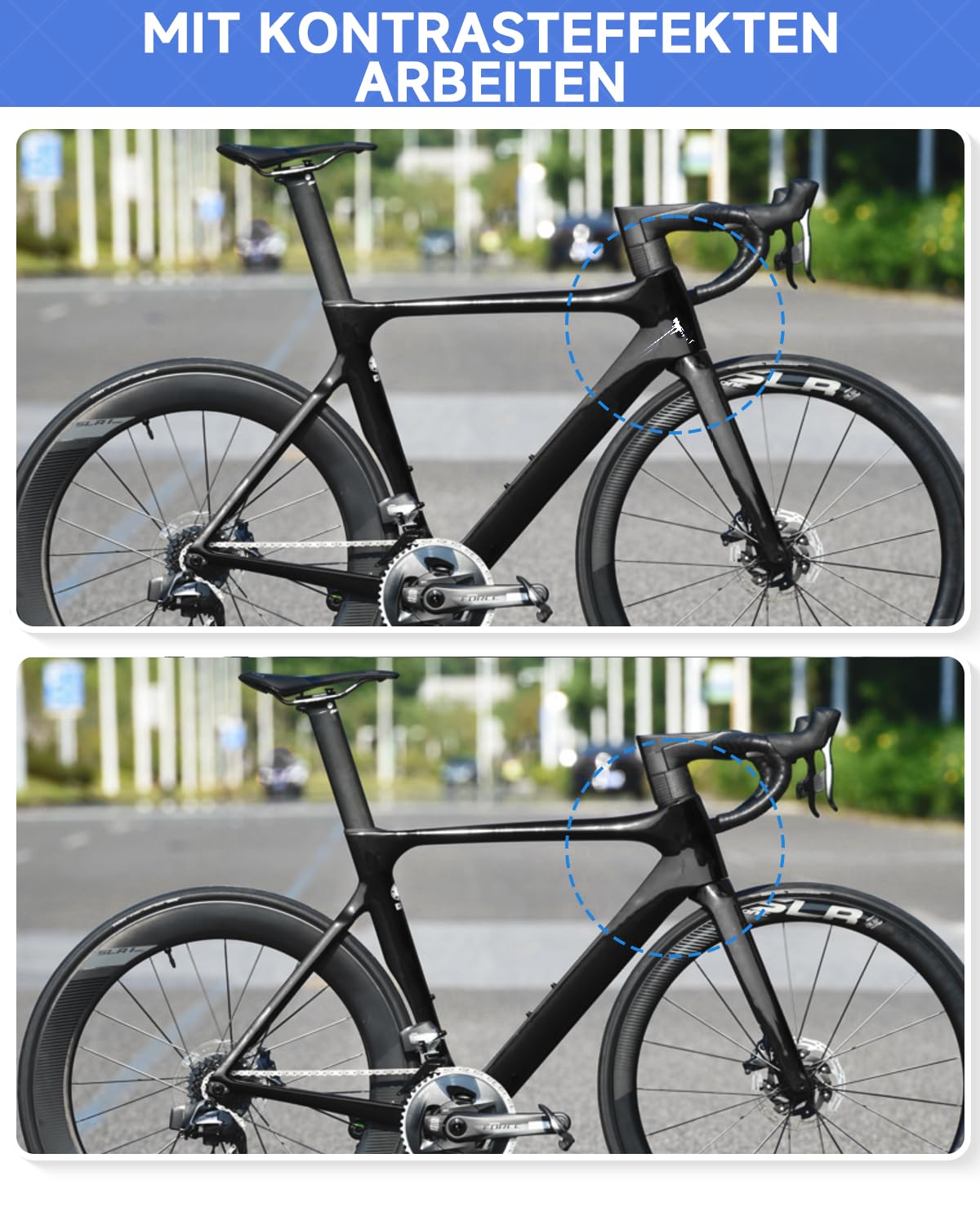 Pintura brillante en carbono para bicicleta - Reparador de pintura para Giant, use lápiz de pintura para metal y plástico - Pintura para bicicleta de alta cobertura — view 3