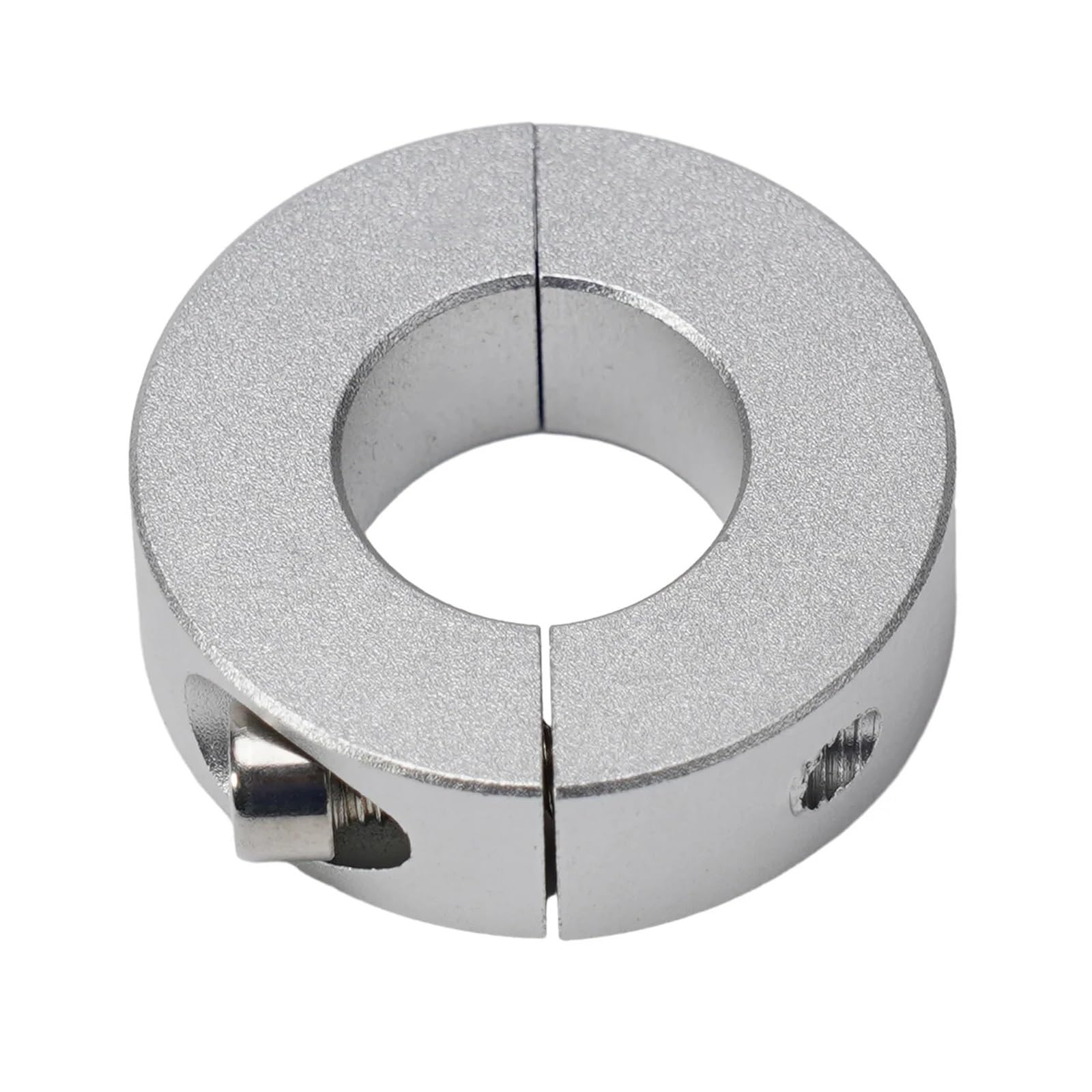 Collar de abrazadera de anillos fijos de aleación de aluminio, Collar de eje dividido doble for 13mm-30mm, duradero, 1 Uds.(30mm)