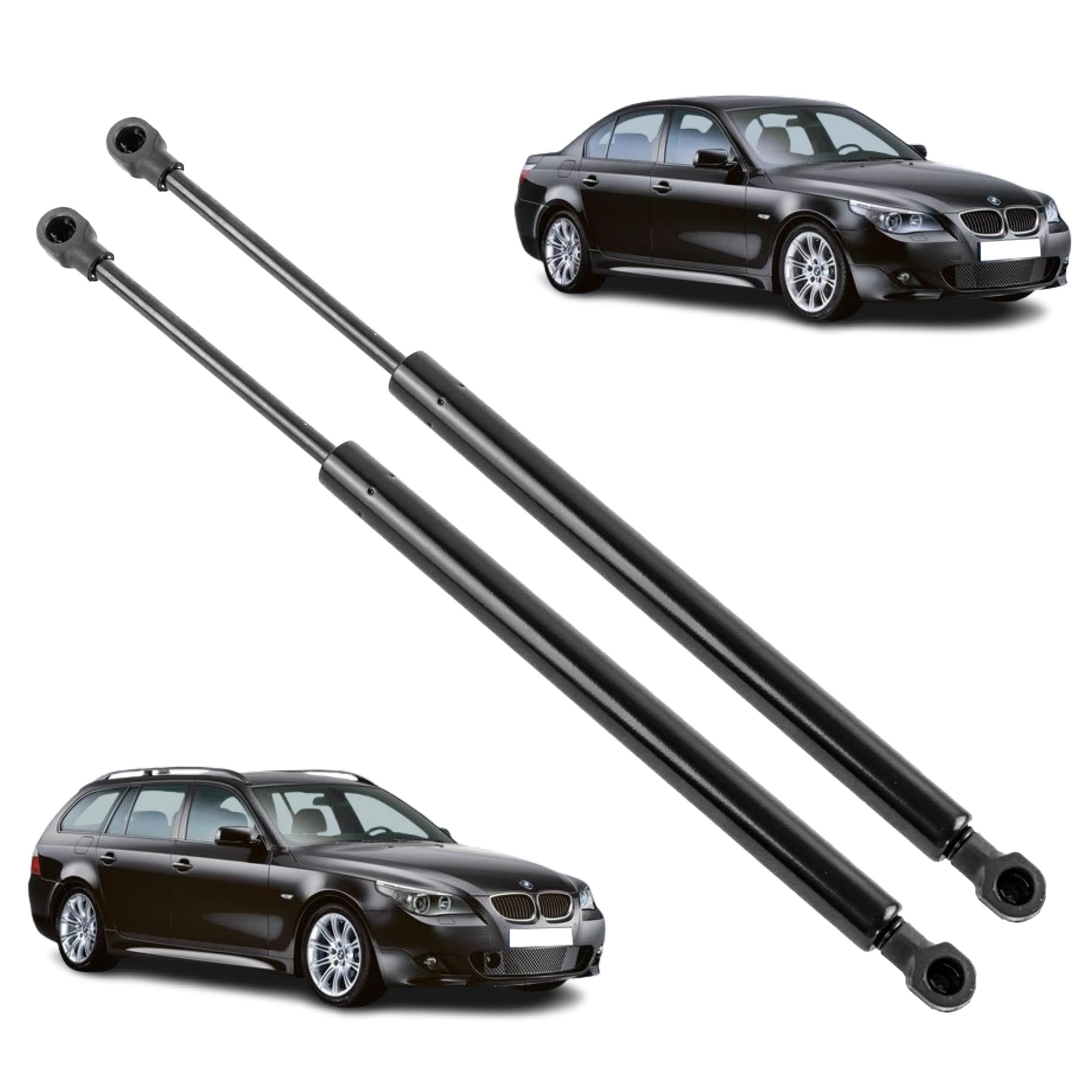2 pistoncini cofano anteriore compatibili per BMW E60 e E61 (Serie 5) (2003-2010) ammortizzatori apertura cofano anteriore. 51237008745