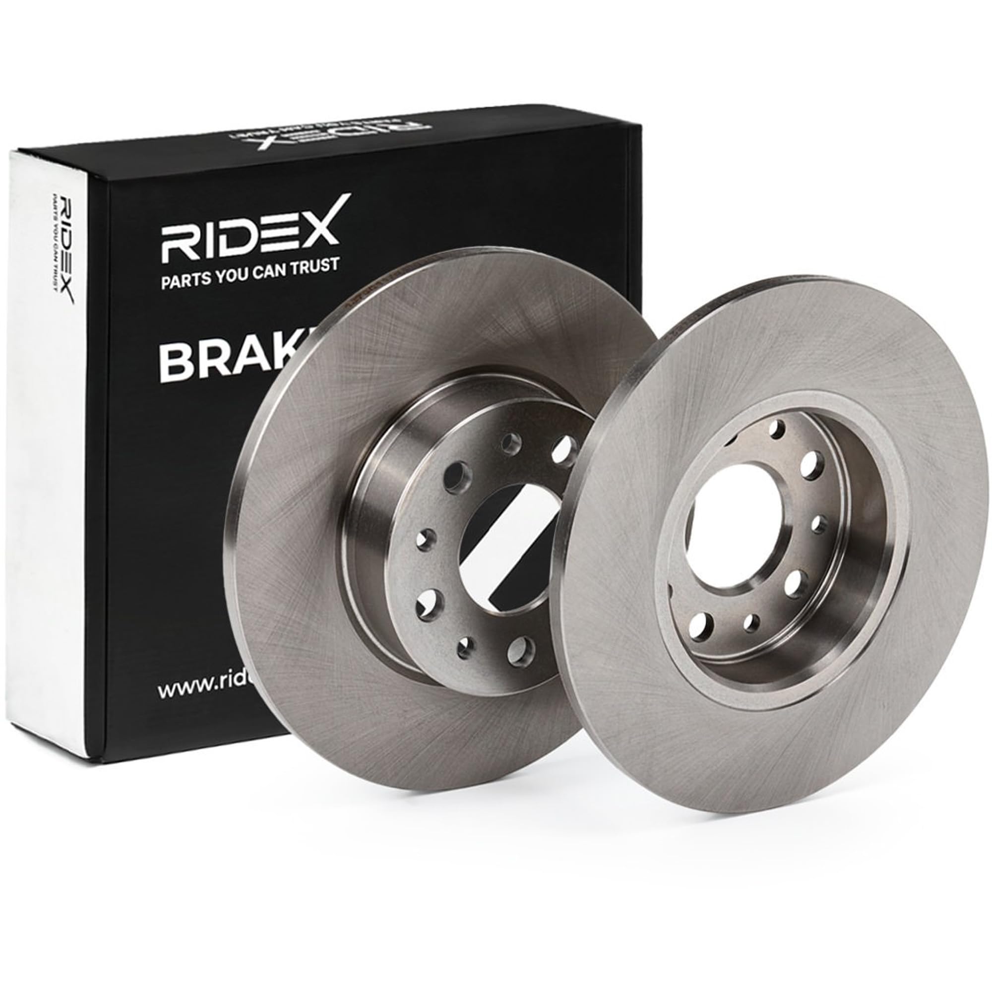 RIDEX 82B1235 2x Disco freno Posteriore senza viti/bulloni Compatibilità con FIAT 500L 351, 352