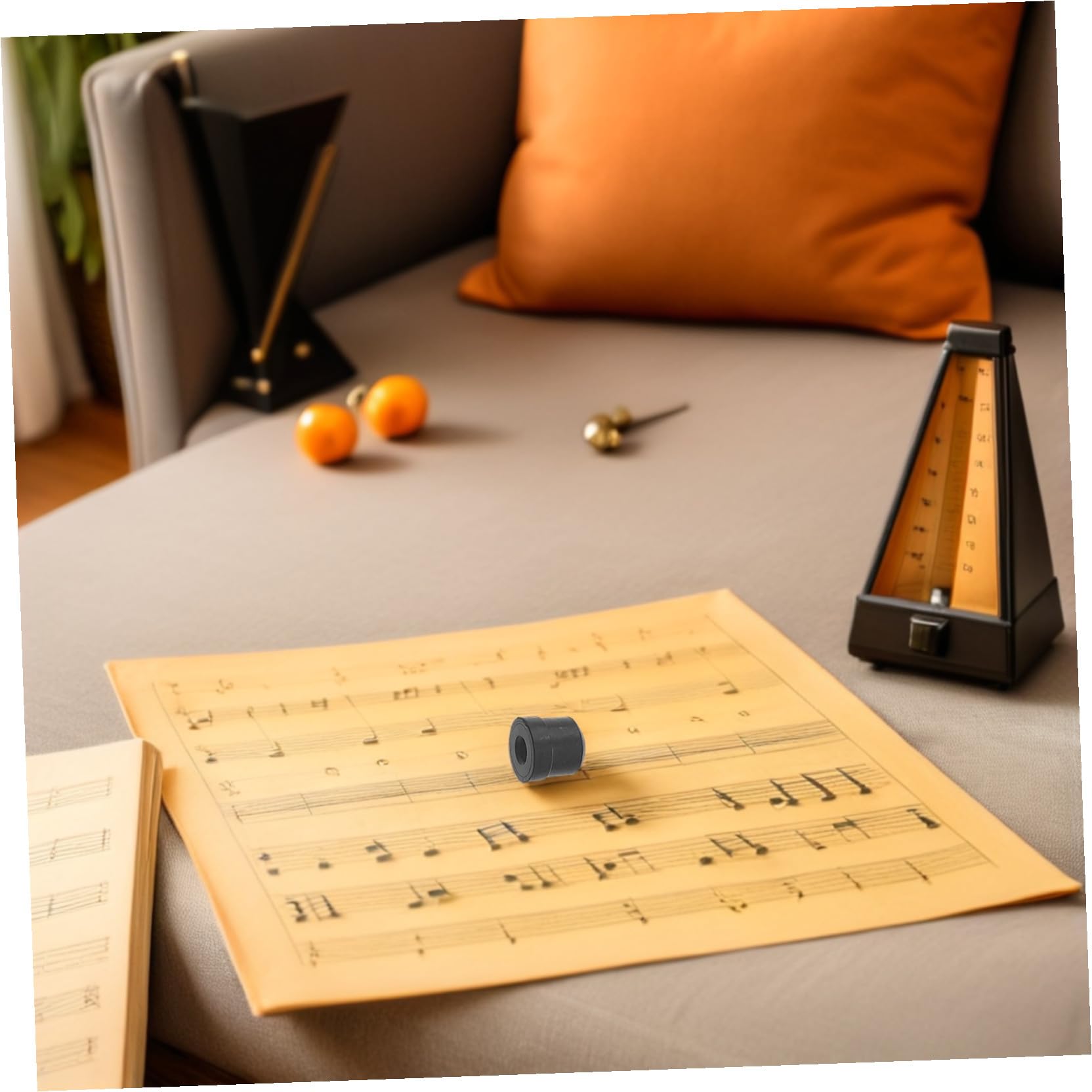VICASKY 5 Pièces Trombone Rembourré Fournitures De Trompette Boutons De Trompette Couvercle D'Extrémité En Caoutchouc Coulissant De Trombone Accessoires De Couvercle D'Extrémité