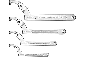 4-Piece Spanner Wrench Set: Adjustable Precision Tools for Mechanical Tasks