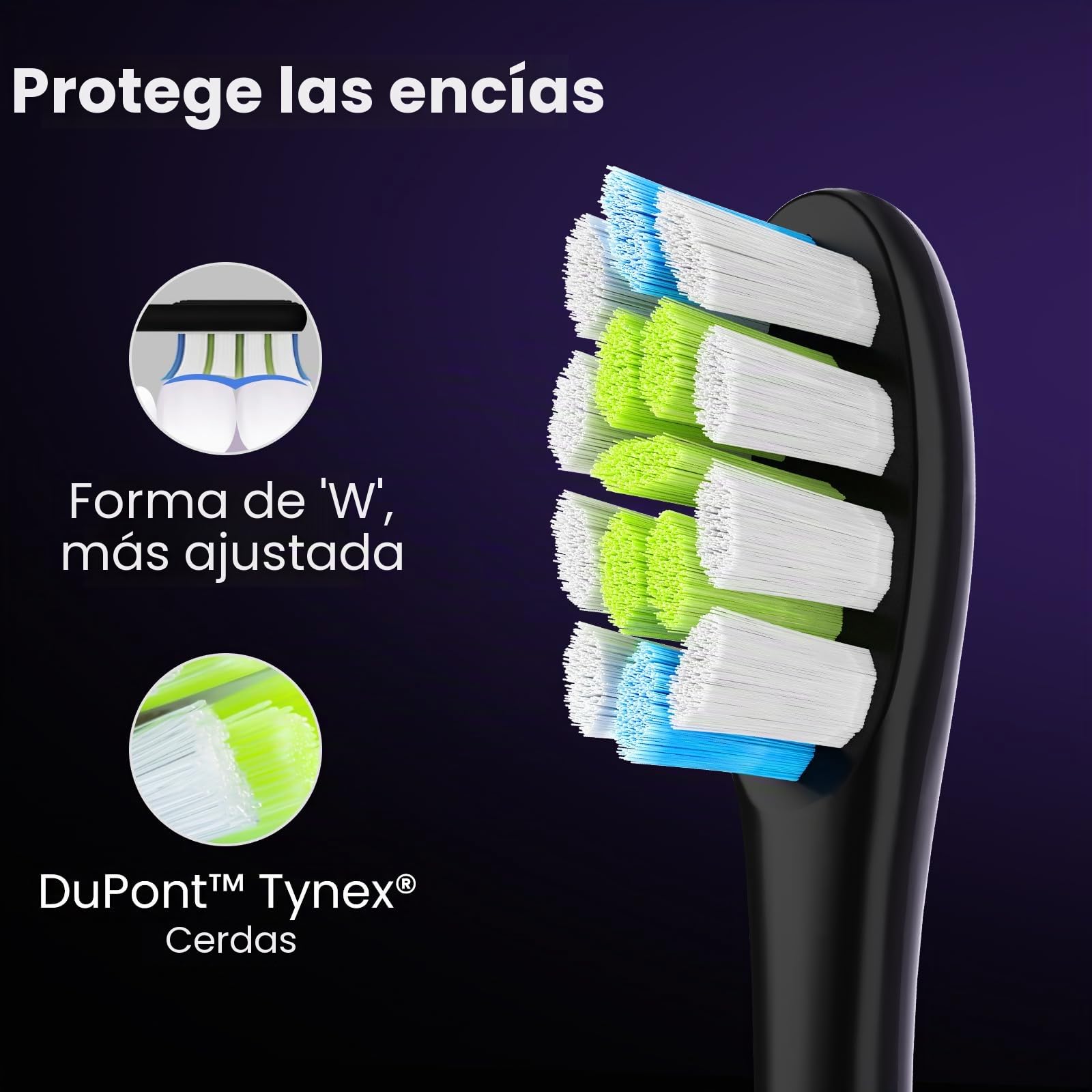 Oclean Cepillo de dientes eléctrico X Pro, Pantalla táctil inteligente, 84,000 Movimientos por minuto, 32 Niveles de intensidad, 3 Modos, Cargador 2 en 1, Sensor de presión, IPX7, Morado Oscuro