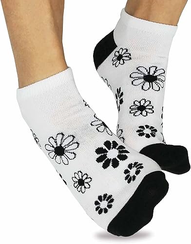 Miniatura 6 de Calcetines tobilleros coloridos de corte bajo para mujeres y niñas 9-11 de algodón acrílico, 6 pares de calcetines de regalo para su escuela