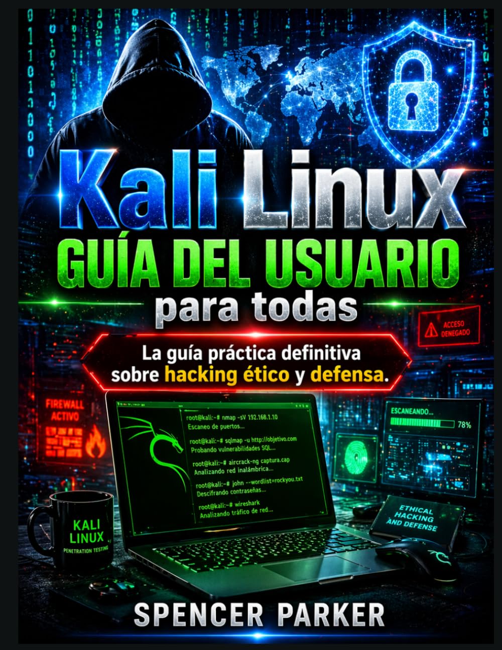 Kali Linux GUÍA DEL USUARIO para todas: La guía práctica definitiva sobre hacking ético y defensa