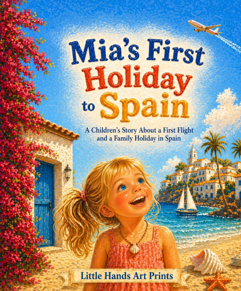 Mia’s First Holiday to Spain: A Children’s Story About a First Flight and a Family Holiday in Spain