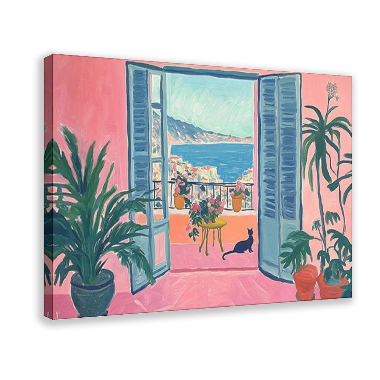 Qienazio Henri Matisse Colorful Modern Horizontal Art Canvas Modern Poster Wall Art Decor Prints Paintings Living Room Bedroom Decor 20X30inch(50X75cm)