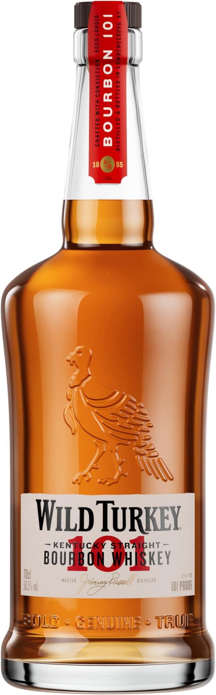 Wild Turkey 101 Bourbon Whiskey, 70 cl