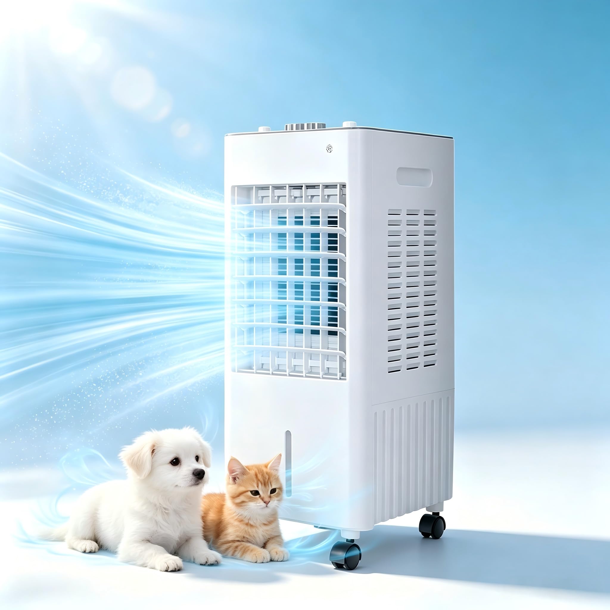 PBMDUHX portable air coolers for home,Swivel Evaporative Air Conditioner