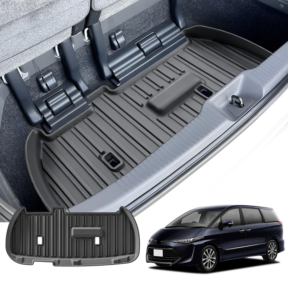 トヨタ　エスティマ　ACR50W に使用 トランクボードと専用マットのセット Amazon.co.jp: 【KASUART】車用ラゲッジマット エスティマ 50系 荷室下