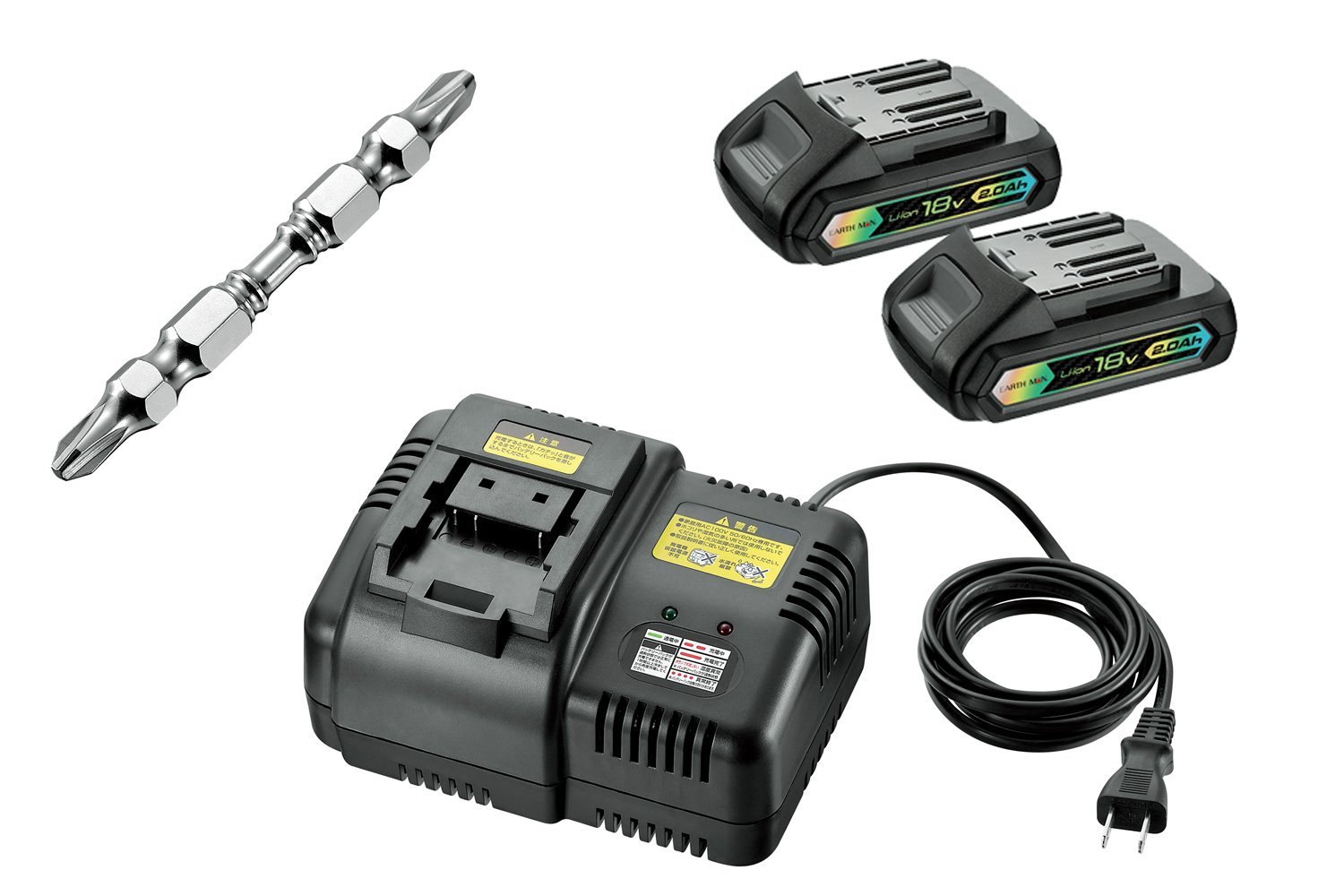 Amazon | 高儀(Takagi) EARTH MAN 18V 充電式 インパクトドライバー