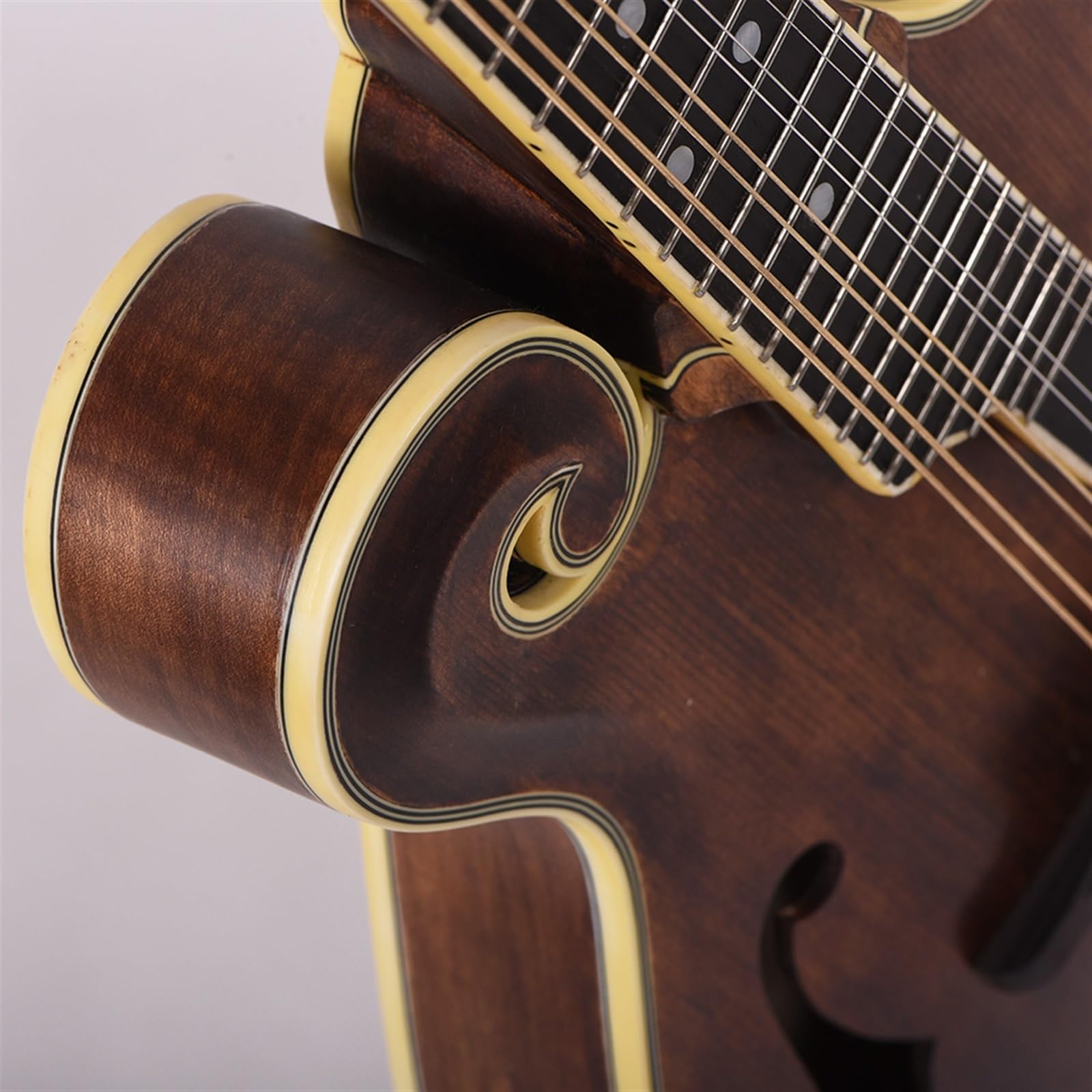 Generic Mandolin Instrument Mandolin Vintage Pure Handmade All Solid Wood Mandolin - Image 7