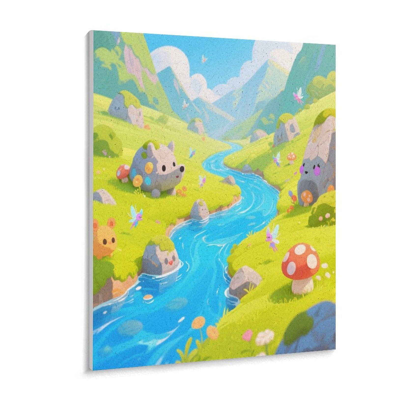 KOAYUBFC Malen nach Zahlen für Erwachsene, Anfänger, Erwachsene, Malen-nach-Zahlen-Kits auf Leinwand, Acryl-Ölfarben, Gemälde mit Pinseln als Geschenk, Wanddekoration für Zuhause, Wanddekoration