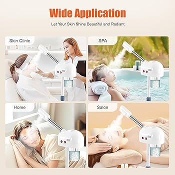 Amazon.com: Face Steamer Facial Skin Care Machine, 800W 110V 2 in