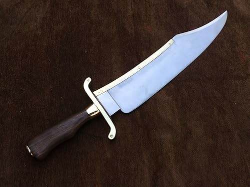 Miniatura 8 de SUFI Hecho a mano personalizado 5160 Spring Steel Alamo Musso Bowie cuchillo True Replica, JimBowie, James Bowie, Jim Bowie, réplica del museo