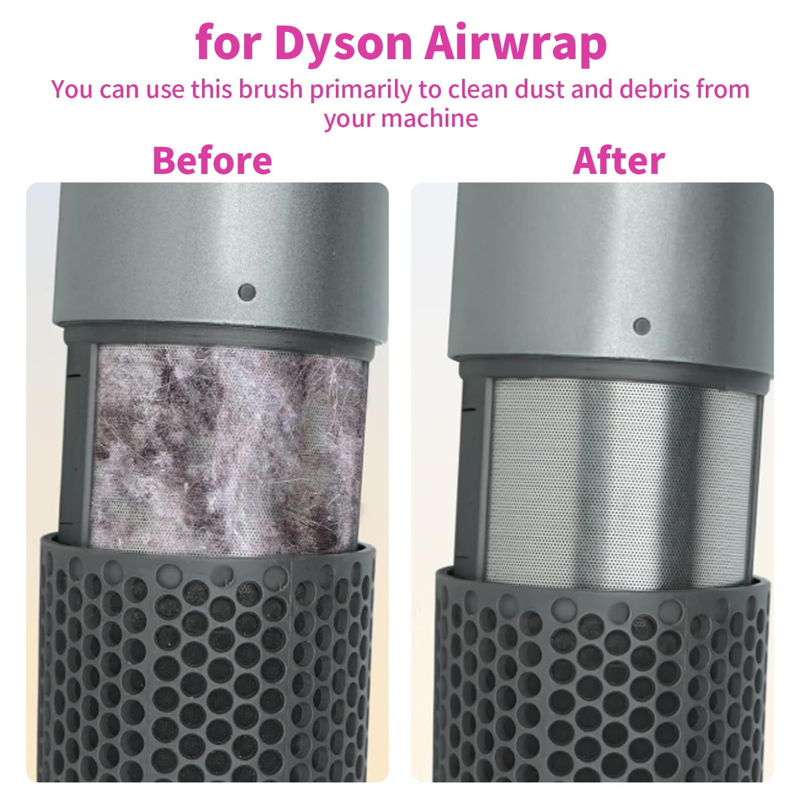 SANTUO Filtro interno di ricambio per modelli Dyson Airwrap HS01 e HS05, pezzo di ricambio originale per acconciature Airwrap, garantisce prestazioni ottimali e previene danni da detriti e accumulo di
