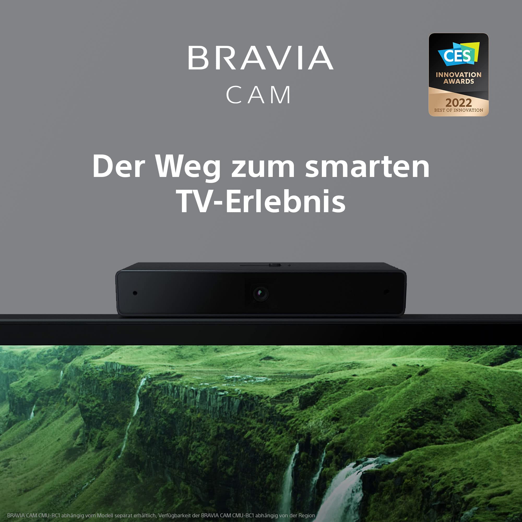 Sony BRAVIA CAM CMU-BC1 - TV-Zubehör für 2022 BRAVIA XR und X1 Web Cam USB-Anschluss schwarz