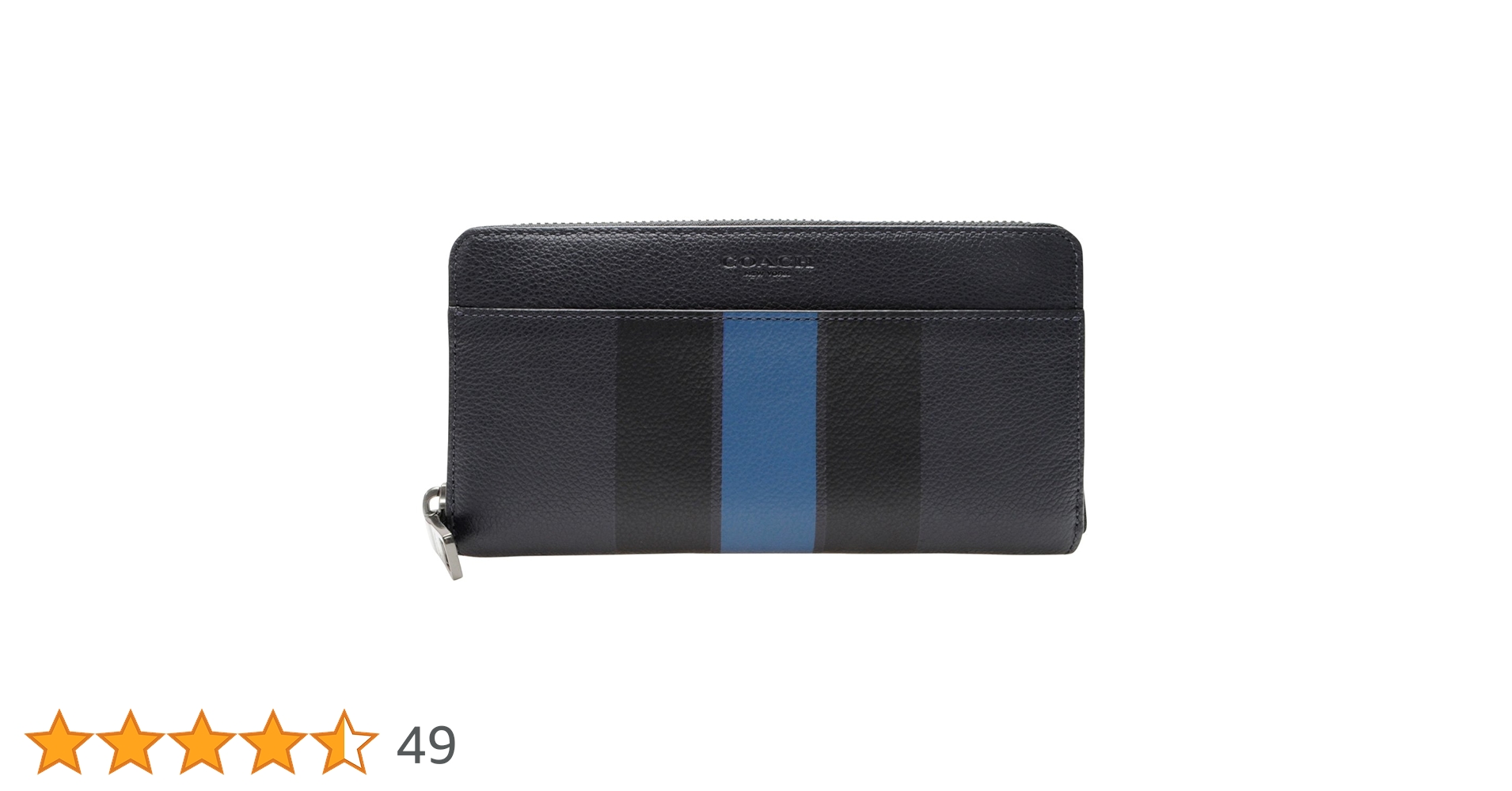 COACH 長財布　白　ネイビー COACH 長財布 ネイビー/ホワイト コーチ COACH 長財布 財布