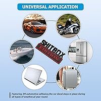 Vista 6 de AICEL Shitbox Edition Emblema de coche, calcomanía de repuesto para guardabarros 3D, calcomanía de metal personalizada para puerta trasera