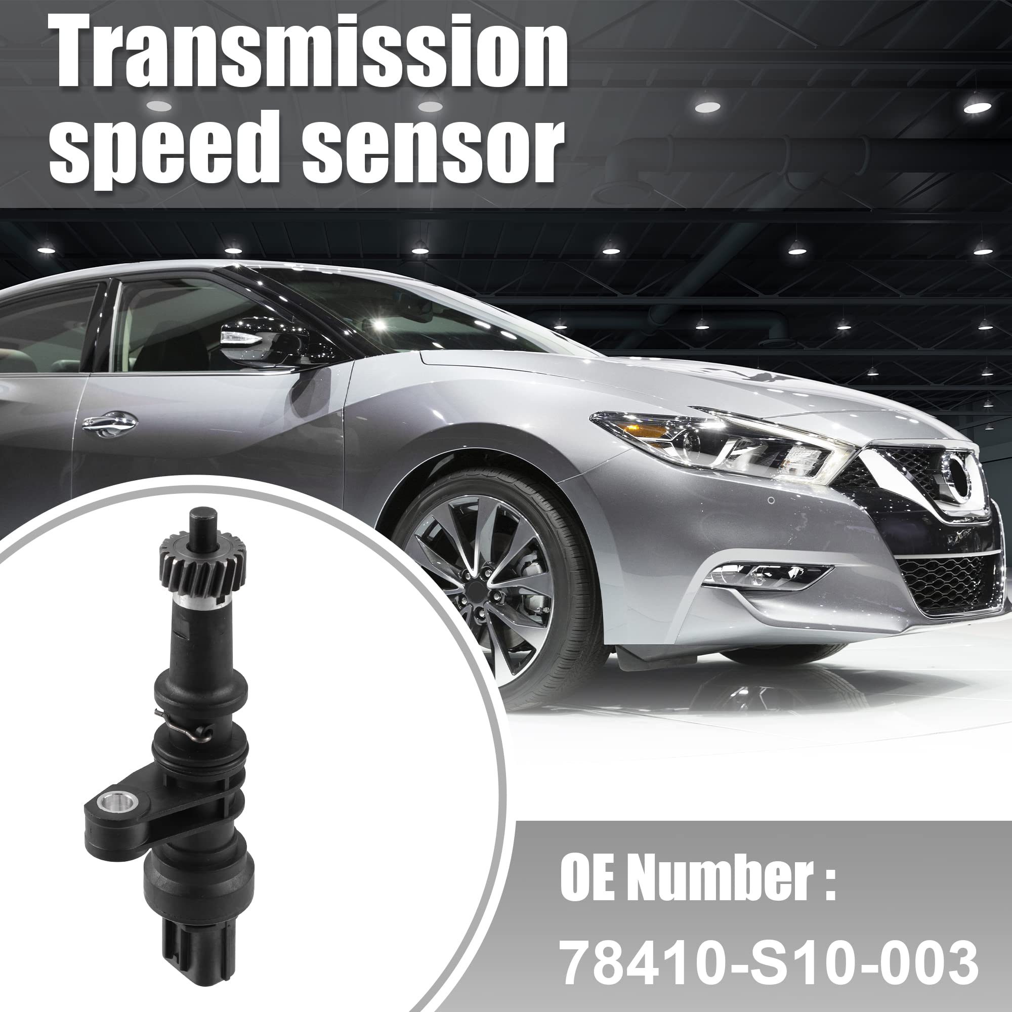 Condition photo showing New/Like New for x autohaux transmission speed sensor car replacement transmission sensor for honda cr-v lx 2.0l l4 - gas 1997 78410-s10-003 3 pins plastic metal black 1 pcs
