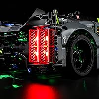 Vista 9 de BRIKSMAX Kit de iluminación LED para LEGO-42156 Peugeot 9X8 24H Le Mans Hybrid Hypercar - Compatible con Lego Technic Building Blocks Model- No