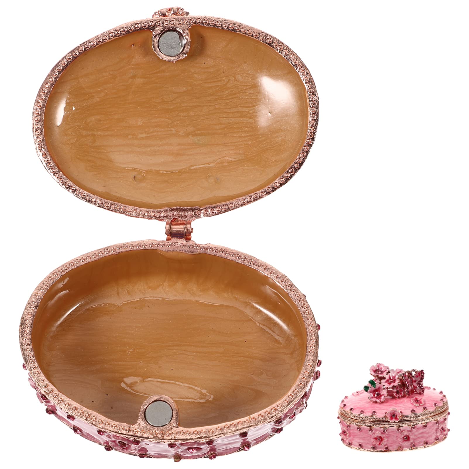 Boîte à bijoux décorative pour colliers et bagues de table