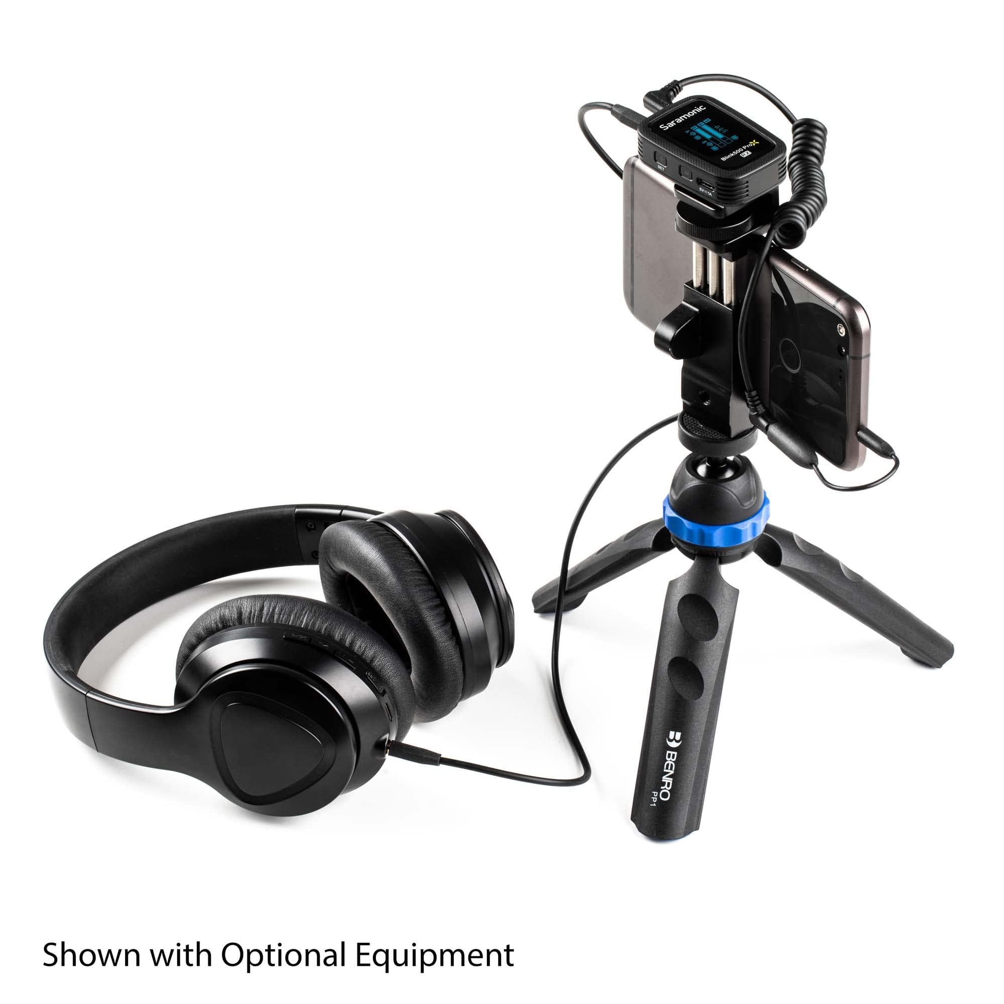 Saramonic Blink 500 Prox B2 | Sistema de micrófono inalámbrico de 2.4 GHz con Solapa para 2 Personas (BLINK500PROXB2)