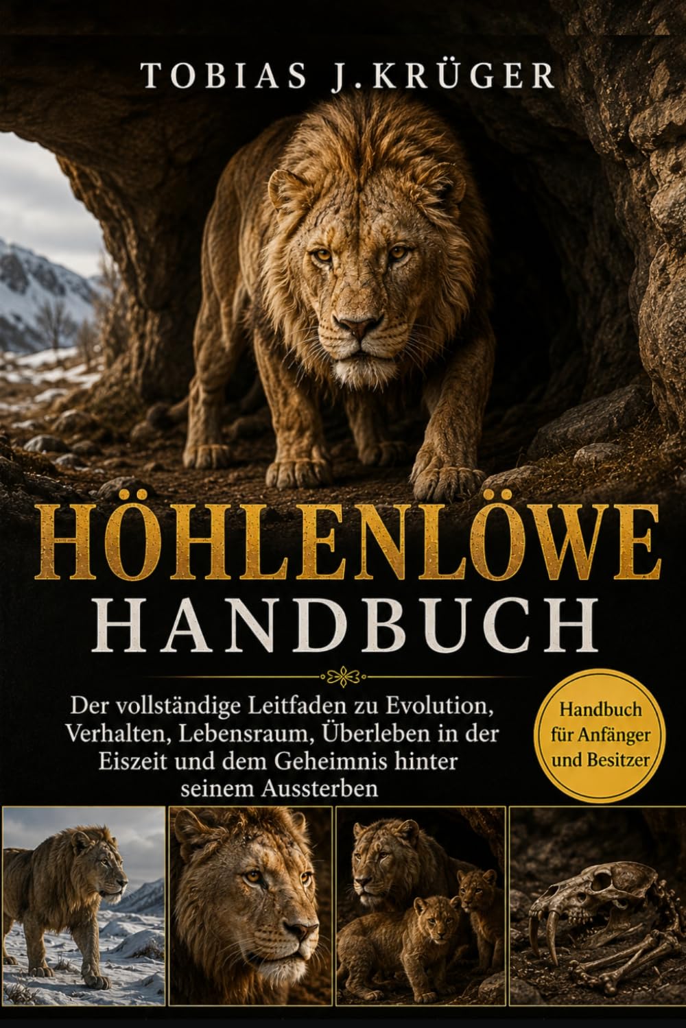 HÖHLENLÖWE HANDBUCH: Der vollständige Leitfaden zu Evolution, Verhalten, Lebensraum, Überleben in der Eiszeit und dem Geheimnis hinter seinem Aussterben