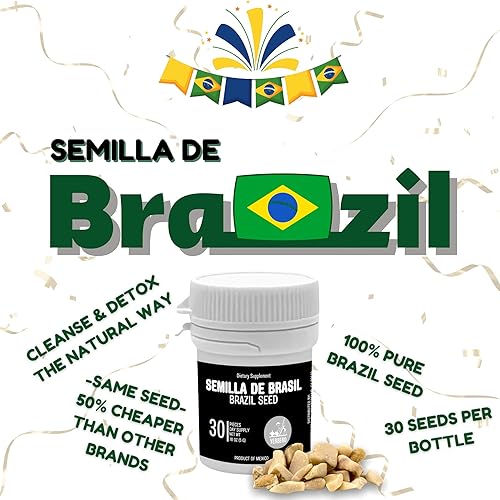Miniatura 5 de Yerbero - 1 botella 30 semillas de Brasil suministro de 30 días Semilla de Barsil 100 autentica y natural  Semillas brasileñas totalmente naturales