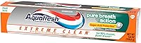 Vista 3 de Aquafresh Pasta dental con flúor Extreme Clean Pure Breath para protección de caries, 5.6 onzas