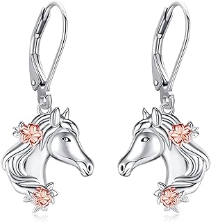 Penguin/Pig/Wolf/Cat/Highland Cow/Opossum/Sloth/Horse/Octopus/Lizard/Cardinal Sterling Silver Dangle Earrings Cute Animal Jewelry Gifts for Women