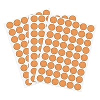 Vista 7 de uxcell 3 hojas/162 piezas de calcomanías para cubrir agujeros de tornillo, 0.827 in de diámetro de PVC, tapas autoadhesivas a prueba de polvo