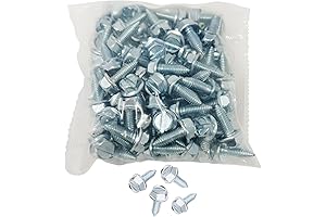 Car License Plate Screws: Securing License Plates with Durable Slotted Hex Head Design