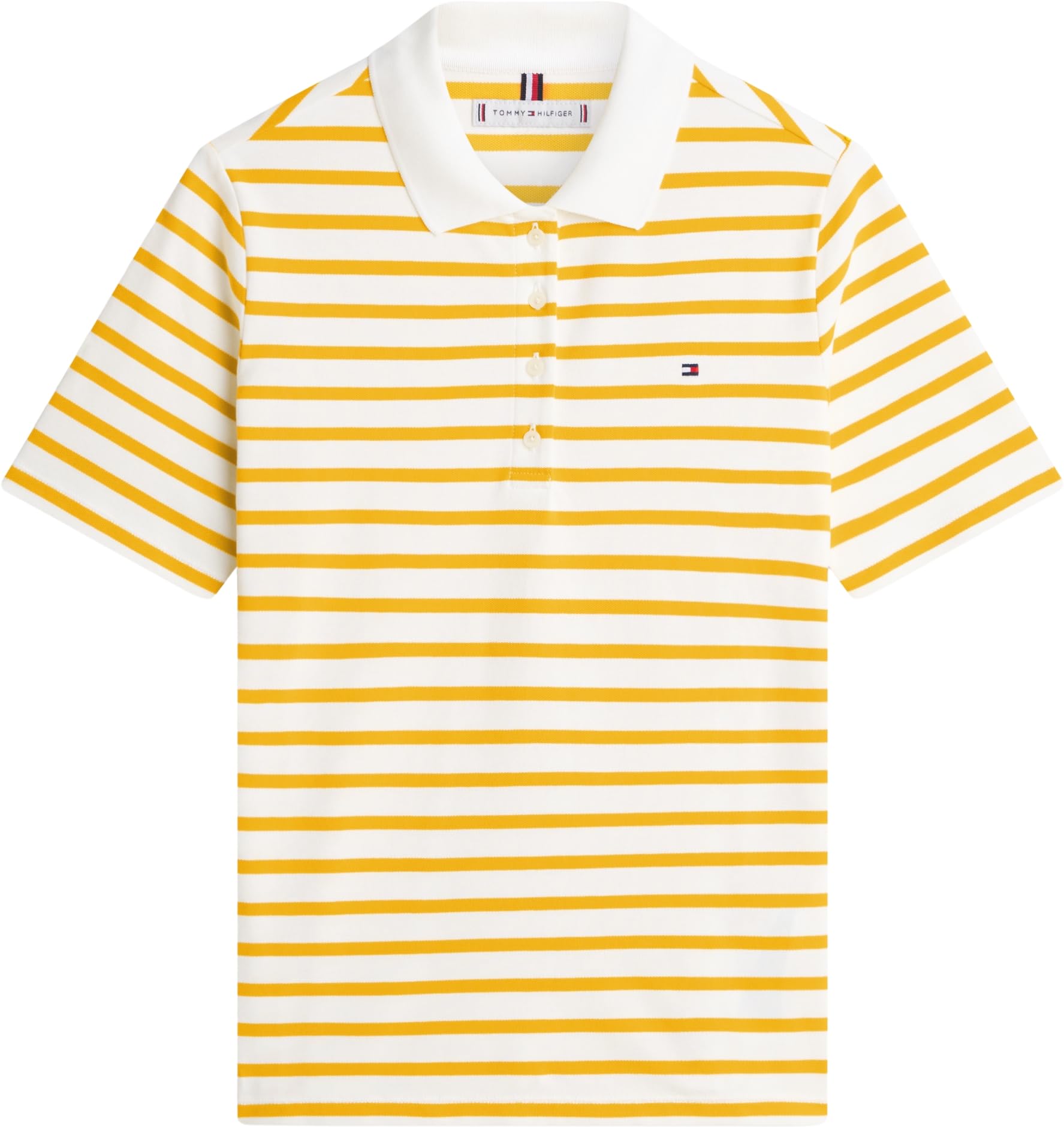 Tommy Hilfiger Polo Manches Courtes Femme 1985 Pique Regular Fit