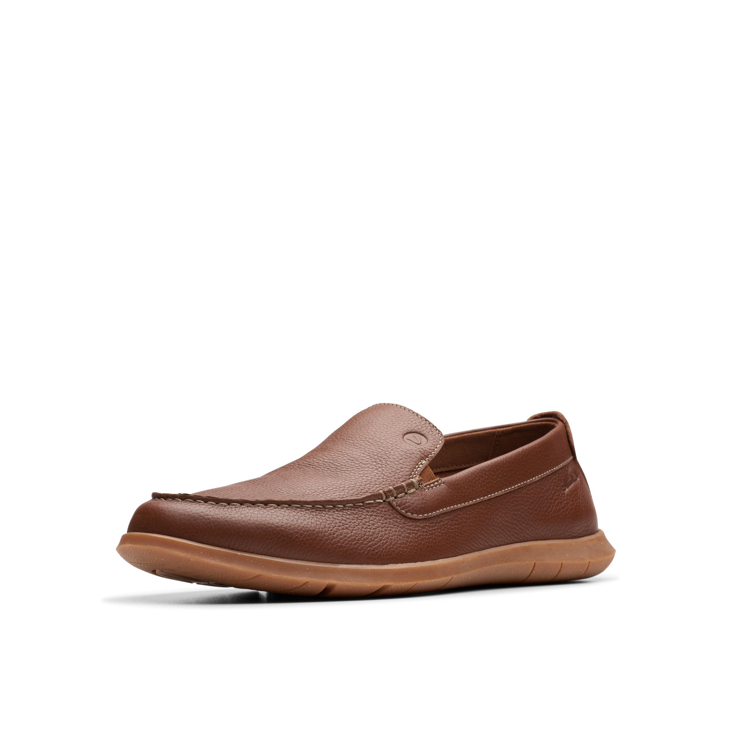 Clarks Flexway Step Mens Light Brown Lea, 6.5