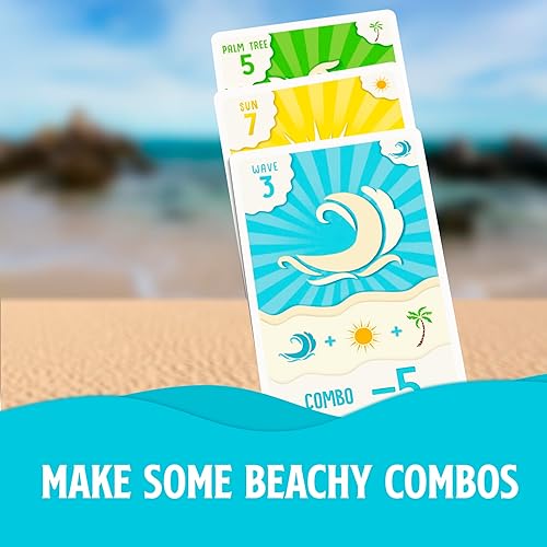 Miniatura 4 de Juego de cartas ondulación combina apila y colecciona combos en tu playa Fácil de aprender y divertido para niños adolescentes y adultos