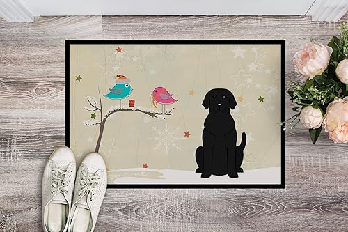 Miniatura 2 de Caroline's Treasures BB2529MAT Between Friends Labrador Retriever - Felpudo negro de 18 x 27 pulgadas, tapete para puerta delantera, interior y