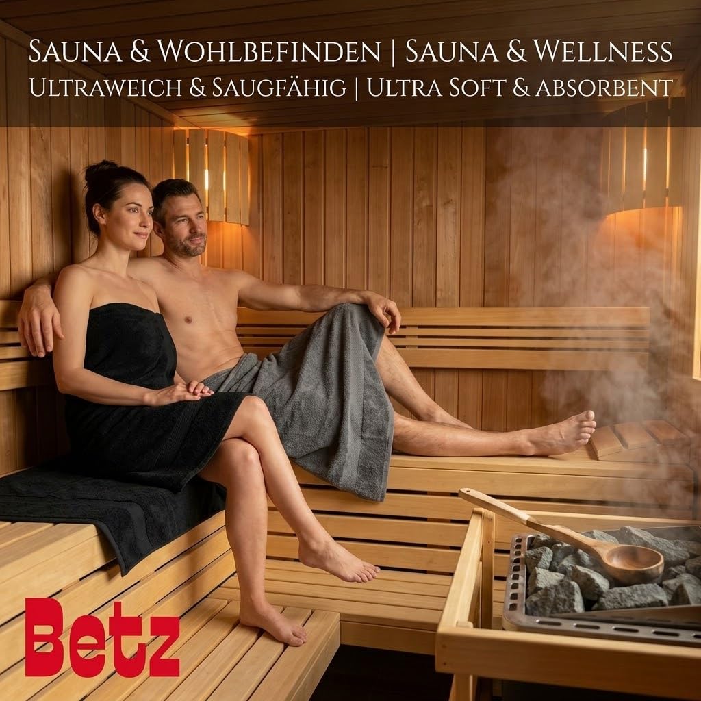 Betz 10-częściowy zestaw ręczników premium 100% bawełna 2 ręczniki pod prysznic 4 ręczniki do rąk 2 ręczniki dla gości 2 rękawice do mycia kolor antracytowy szary i czarny