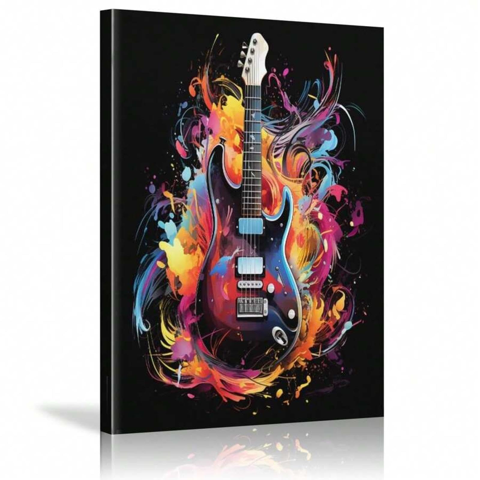 Tableau de paysage de guitare XBTYKPB pour décorer un mur vide de studio - 8