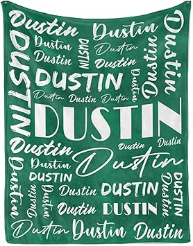 Name Blanket Personalized Name Blanket Customized Blanket with Name Text for Adult Kid Birthday Christmas Mothers Fathers Valentines Day Gift
