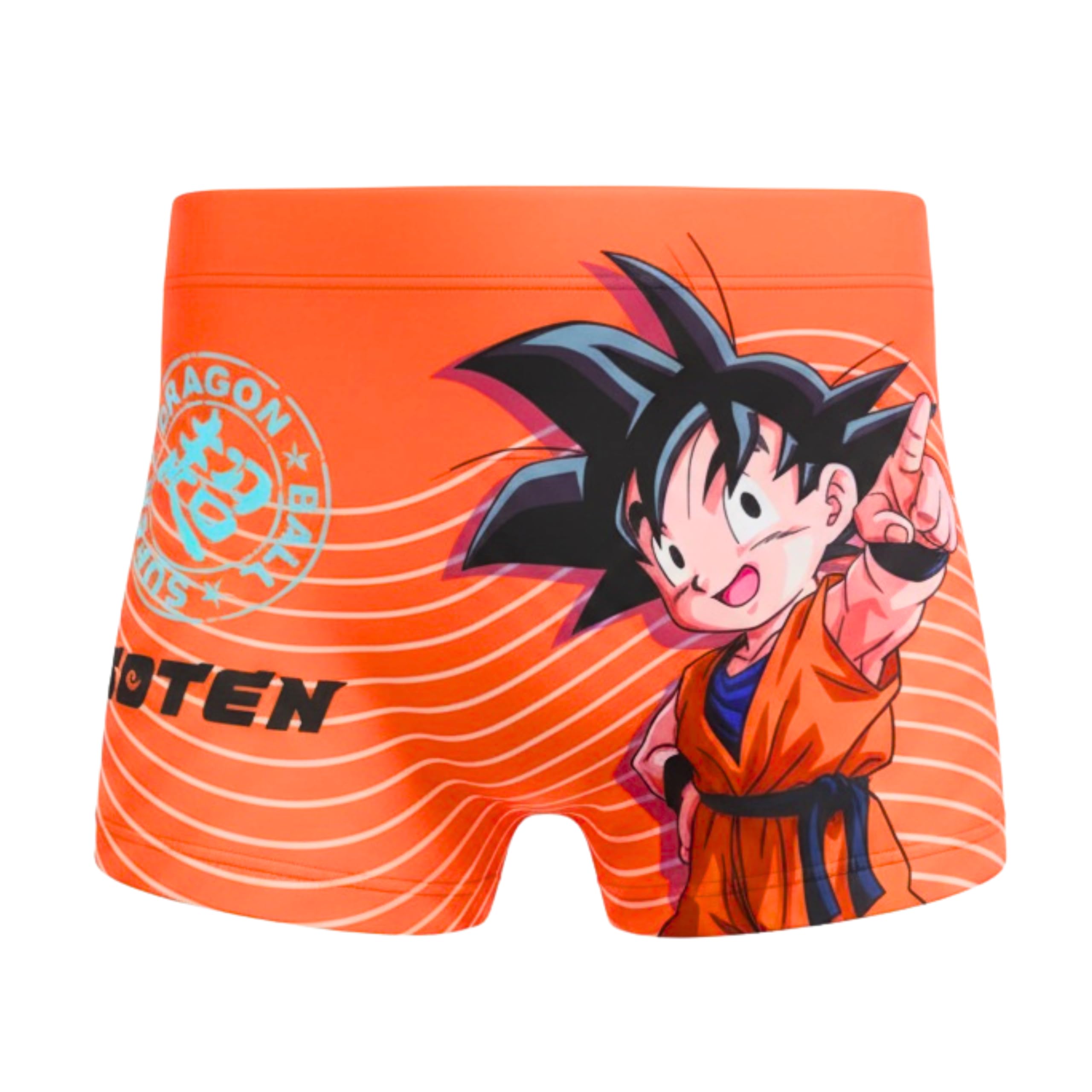 Dragon Ball Z Bañador para Niño, Shorts de Baño Boxer, Bañador de Natación Infantil, Tallas 4 a 12 Años