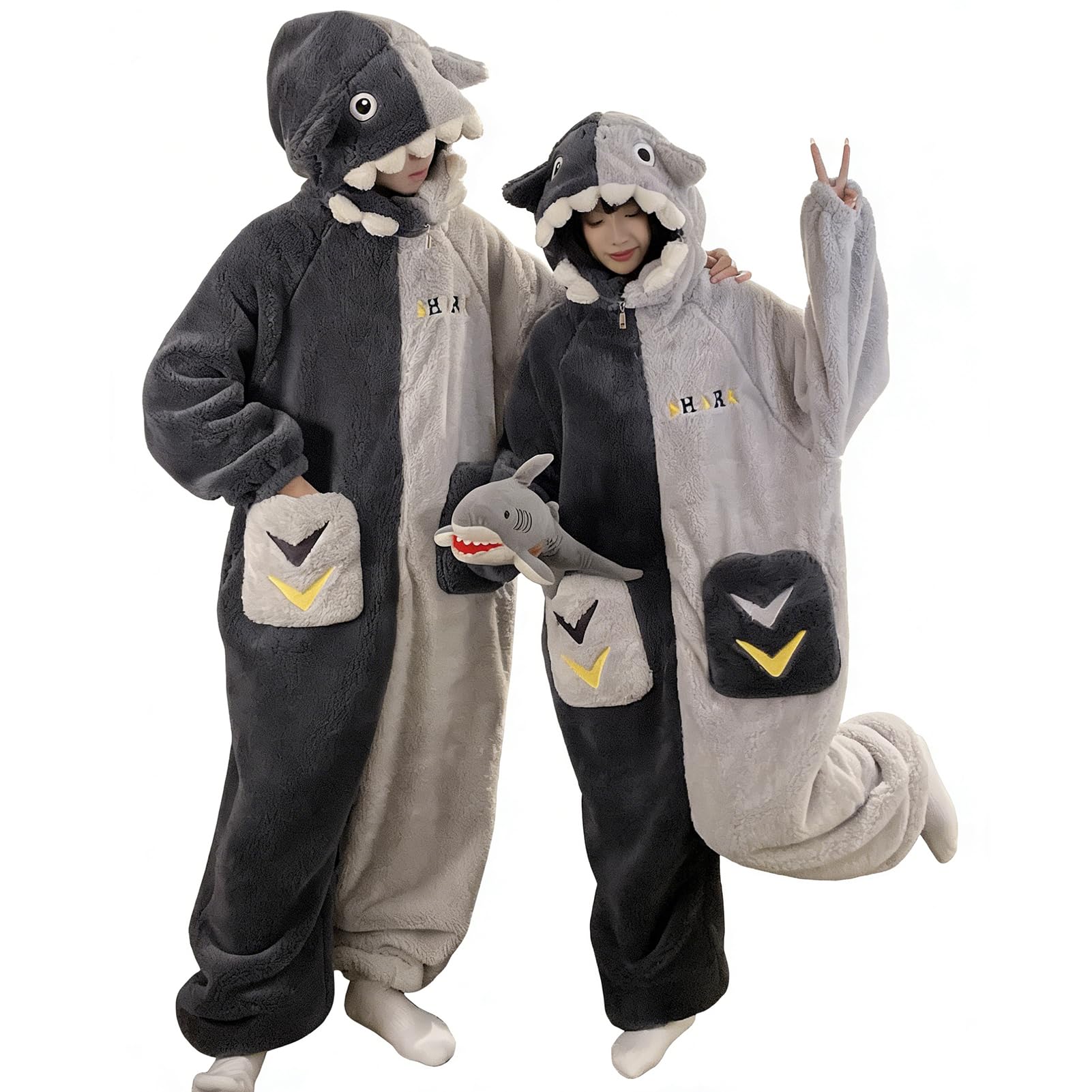 Pigiama Tuta Animali Unisex Adulto Animale Onesie Cosplay Halloween Carnevale Costume Donna Pigiama Costume Animale Inverno