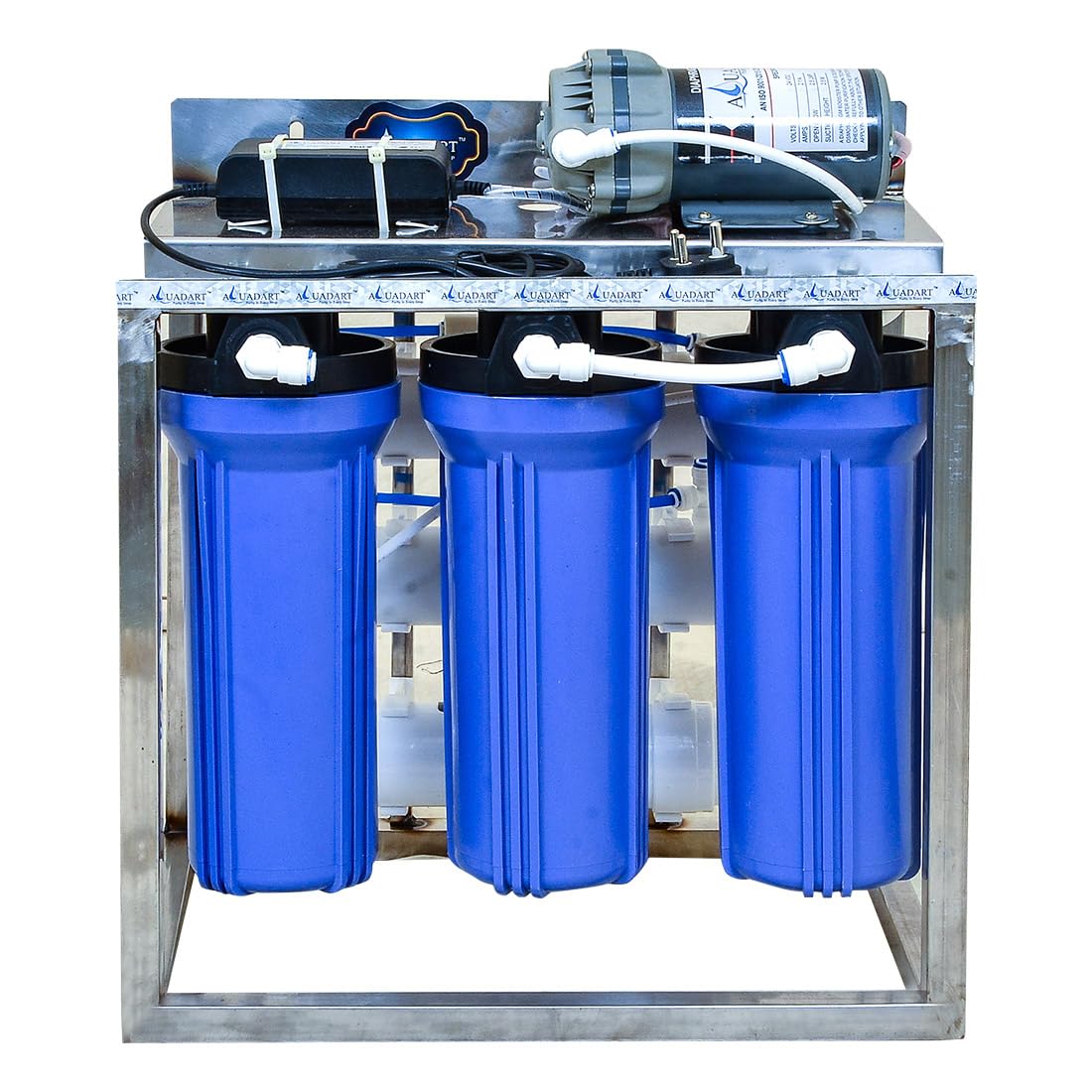 AquaDart 25 LPH Commercial Ro Water Purifier Plant Full Stainless Steel Body With TDS Adjuster 25 L RO Water Purifier (Blue)-image-16