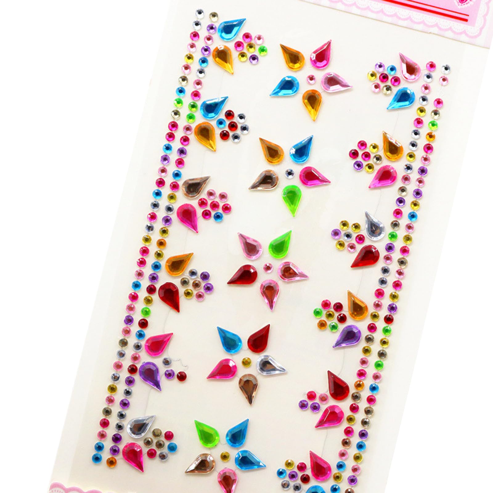 Limtula Sticker Jewels Rhinestones for, Selfs Adhesive Stick on Gemstones for Face Scrapbooks Supplies for